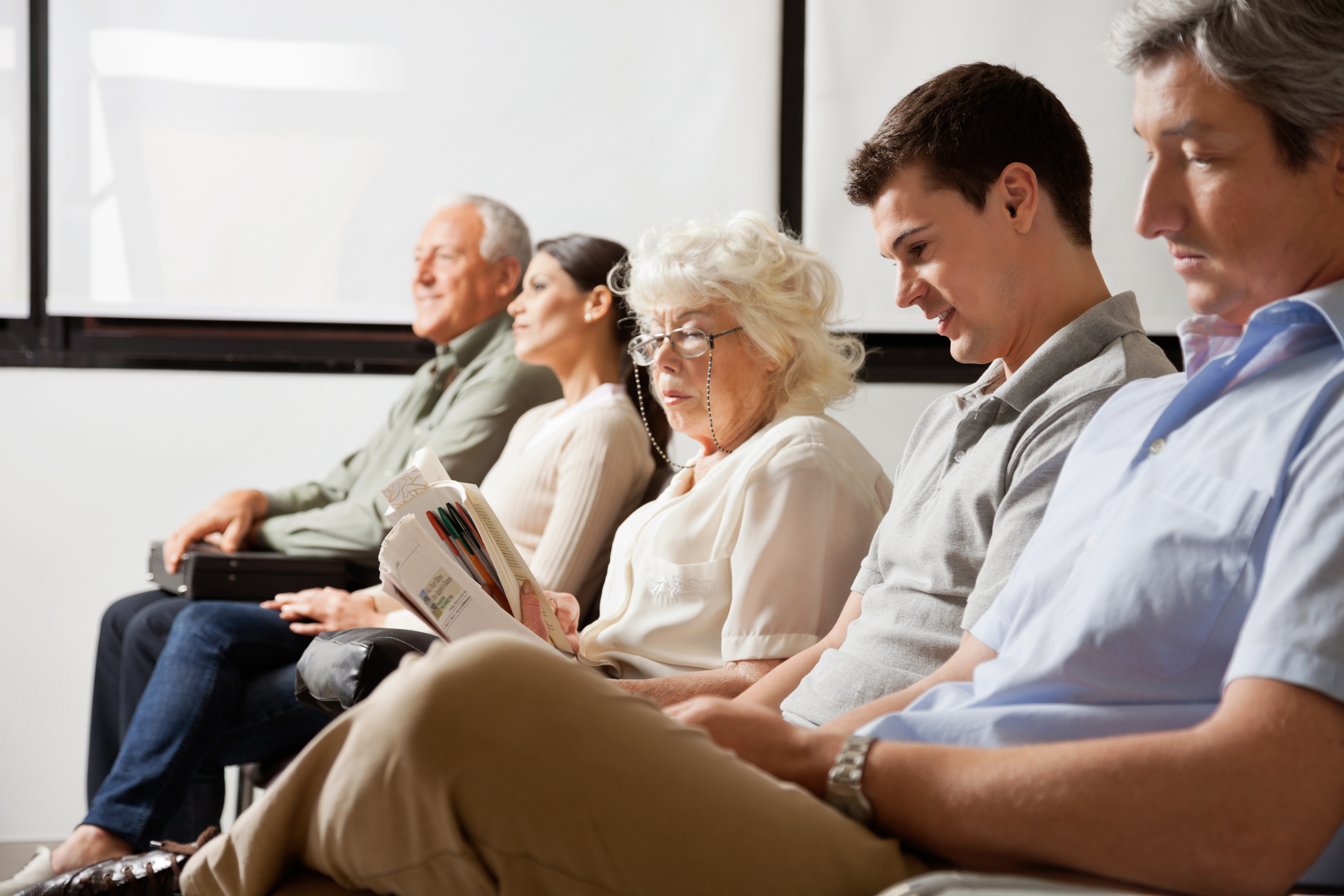 patients in waiting room 