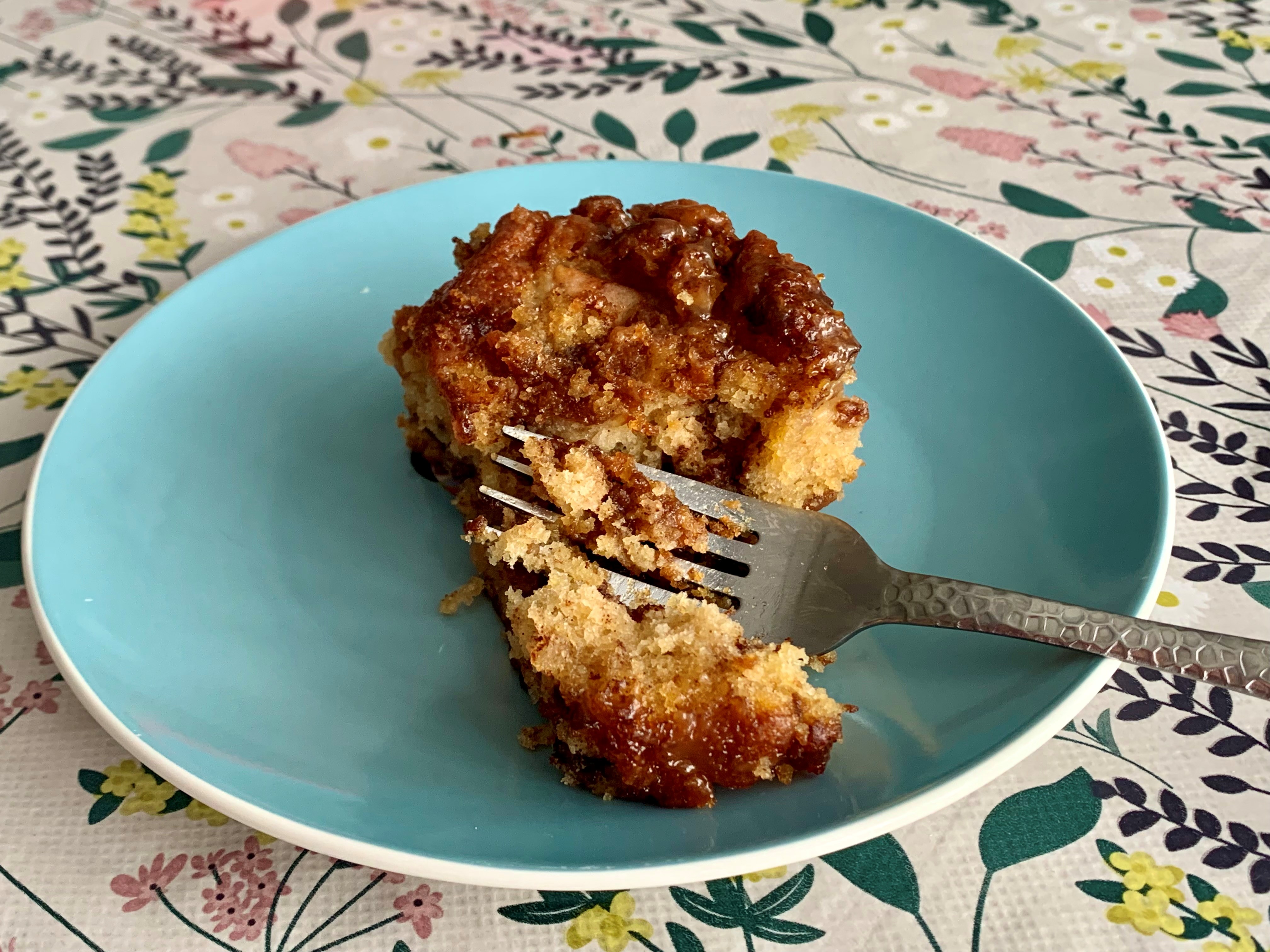 Claire’s cinnamon and toffee apple cake