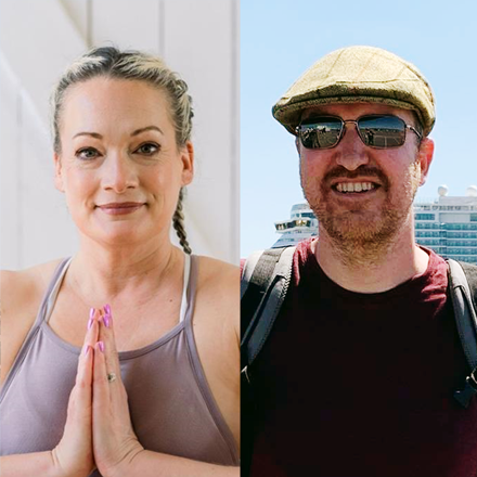Dawn and Chris' smiling headshots